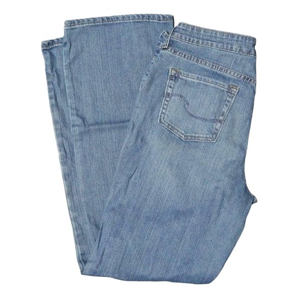 Levi Strauss Signature Jeans Misses Size 16 Long Low Rise Bootcut - Picture 4 of 9